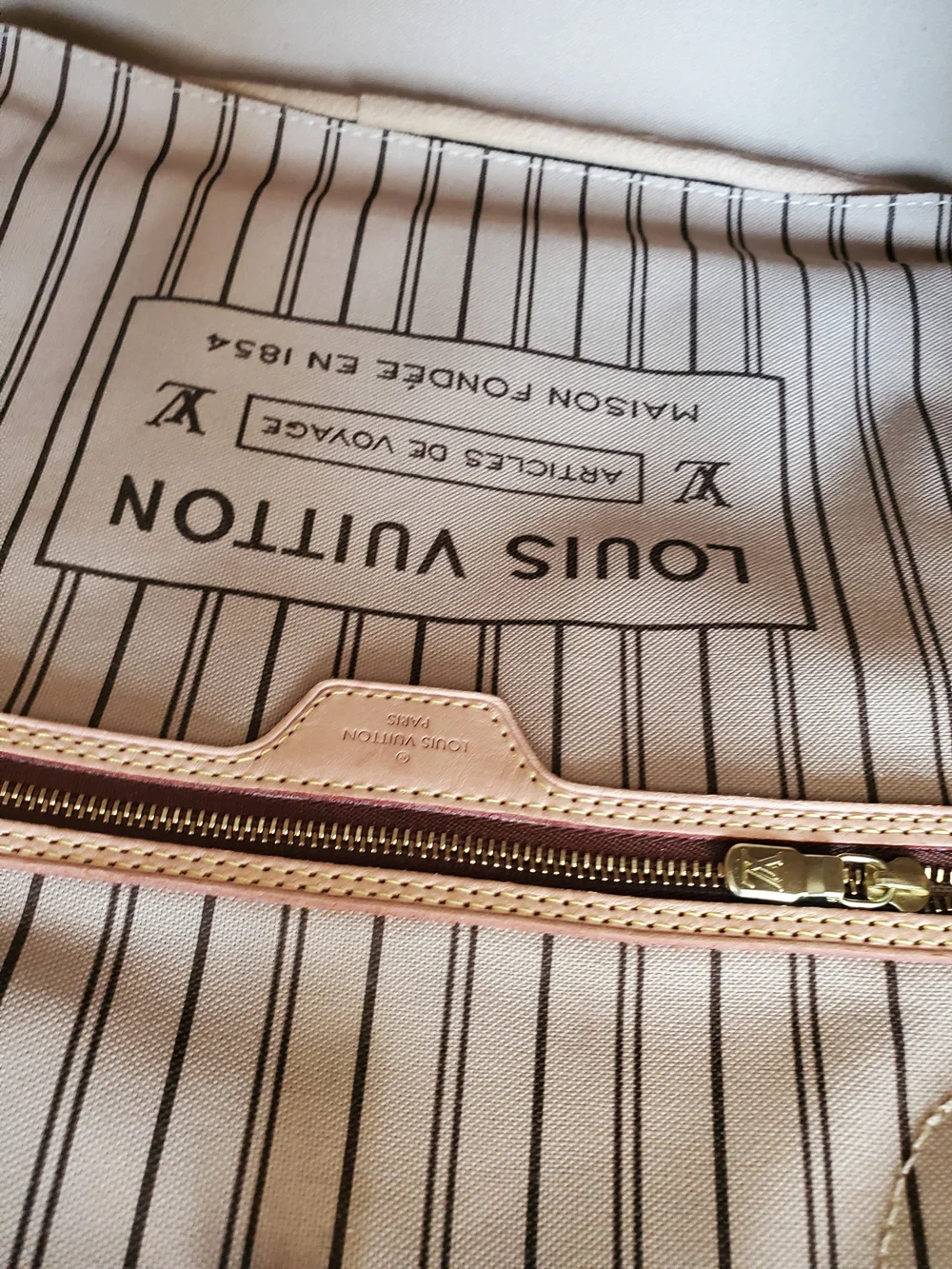Louis Vuitton Monogram Canvas Brown Tote Bag